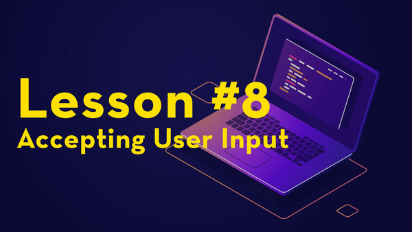 #8. Accepting User Input video image